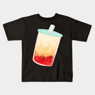 Mango Milk Tea Kids T-Shirt